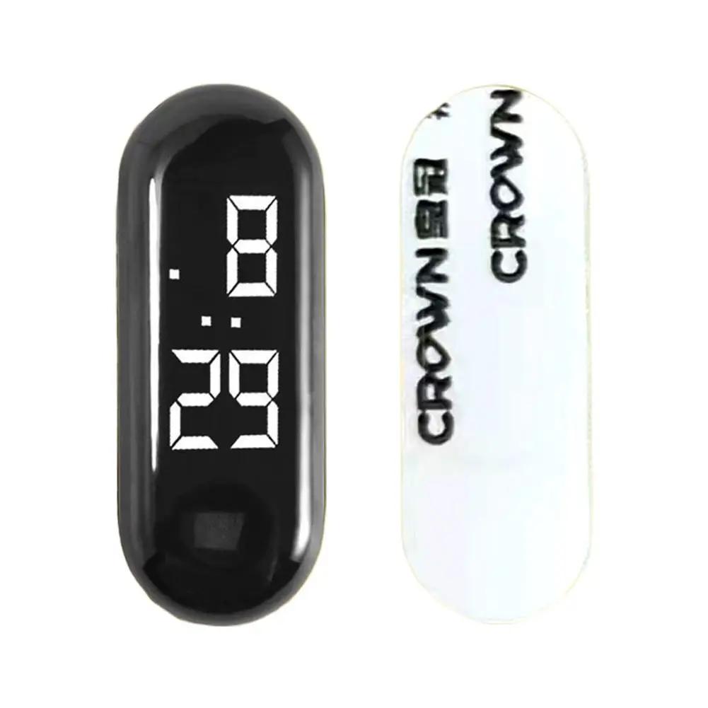 Luminous Motorcycle Car Clock Auto Internal Stick-On Waterproof Watch Quartz Auto Clocks Accessories Ornament Car Mini Mech T1L2