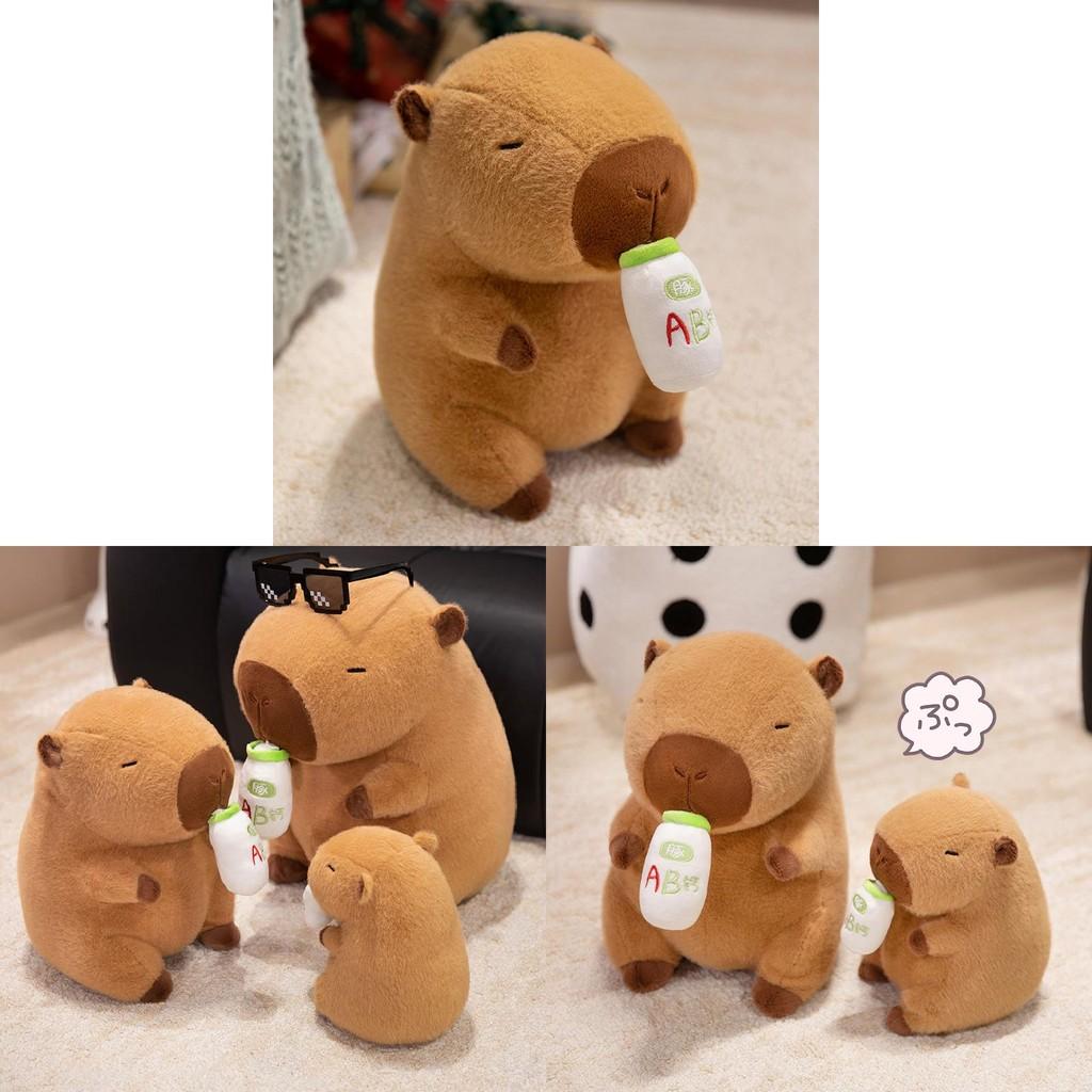 Bottle Capybara Ab Dress Up Cartoon Plush Toys Childres Birthday Gifts Dolls