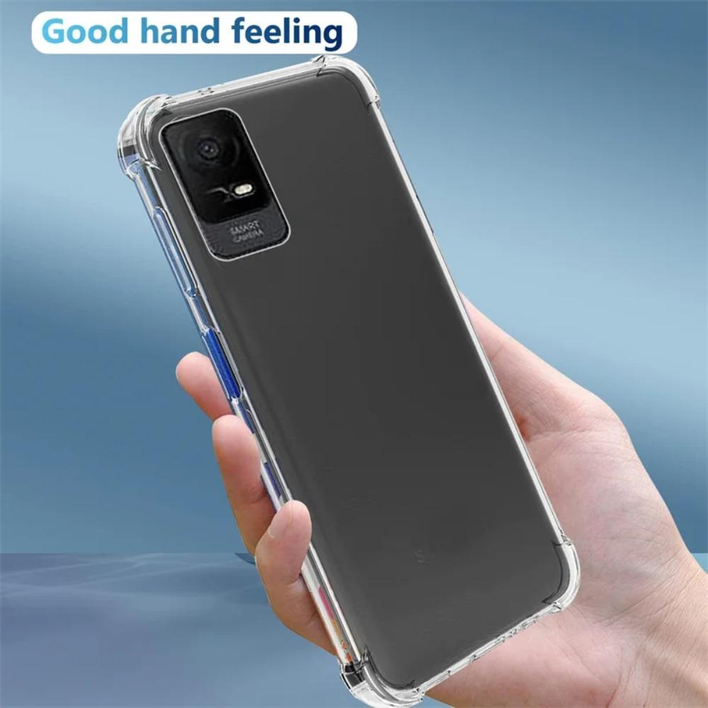 TPU Transparent Phone Case for TCL Ion X / V Ion Z Shockproof Four Corners Transparent Protective Ultra Thin Clear Full Protection Cover