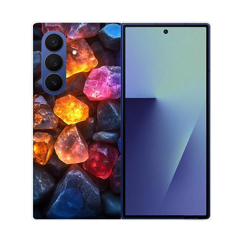 For Samsung Galaxy Z Fold 7 Case Marble Hard PC Back Cover For Samsung Galaxy Z Fold7 ZFOLD7 Full Protective Phone Shell