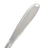 Stainless Butter Knife w/Holes-Serrated Edge Cheese Jam Dessert,Non-Slip Toast Spreader,Durable Bread Baking Kitchen Tool