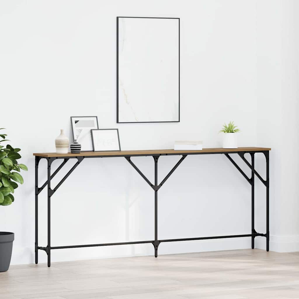 Artisan Oak Console Table 180 x 23 x 75 cm