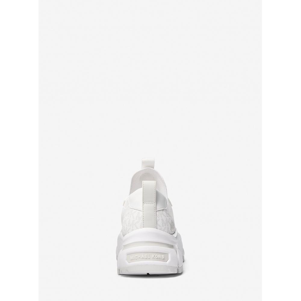 Michael Kors Darius Knit Sneaker 44s5drfs1d3535 Bright White