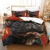 French Bulldog Bedding Duvet Set Quilt Cover Set Bedspread Bedroom with Pillow Cases With Zipper Closure Microfiber Bedding Set