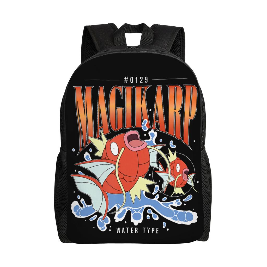 Pokemon Backpacks Pikachu Anime Lightning Scence Daypack Mochila School Retro Washable Rucksack