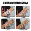 Pocket Guitar Gadget Chord Trainer with Rotatable Chart Screen 6 Fret Guitar Practice Tool for Guitar Training Practice