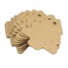 100pcs 5.5*5.4cm DIY Kraft Christmas Tree Shape Hang Tag Christmas Party Deco Paper Cards Gift Tag