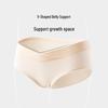 Langsana Women's Low-Waist Pure Cotton Antibacterial Maternity Underwear
