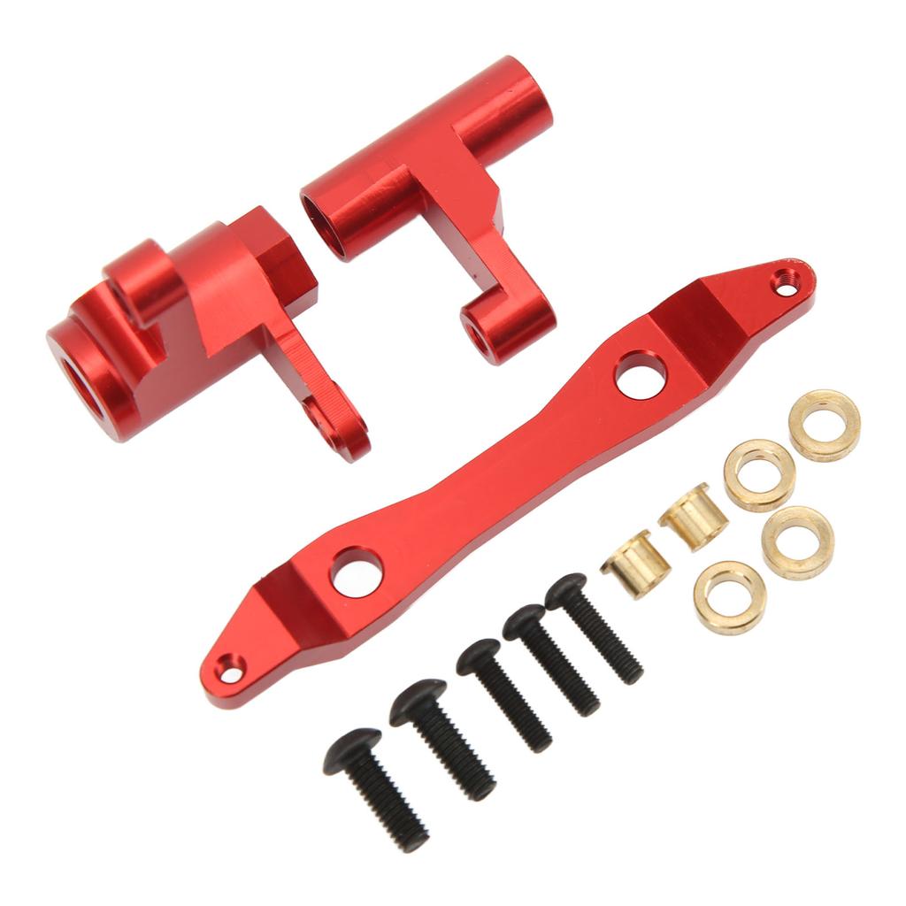 Aluminum Steering Assembly High Strength Lightweight Replacement Steering Set for Racing 1Celsius6 RC Car