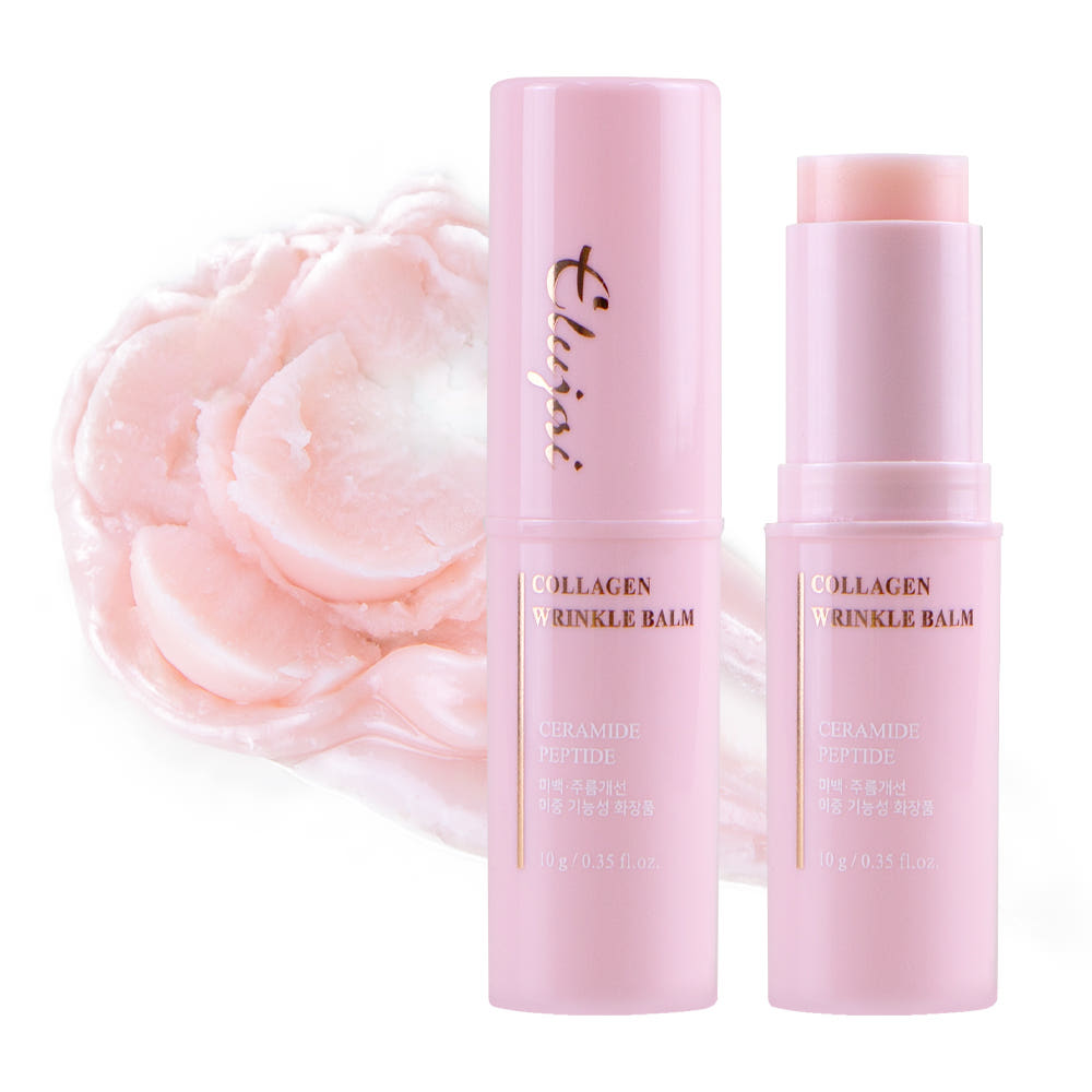 [Elujai] Kollagen Multi-Balsam Fältchenstift 4 Stück - Koreanischer Anti-Aging Balsamstift