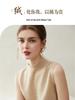 Women's Elegant 100% Pure Cashmere Half-High Collar Knitted Vest - Versatile, Fashionable Base Layer