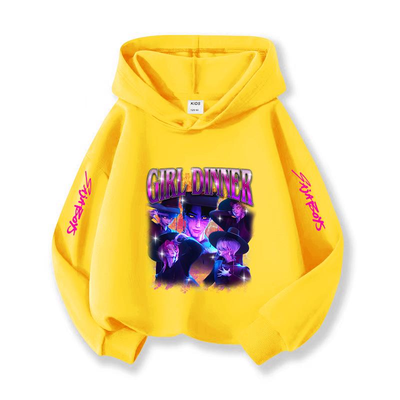 

2025 Новый KPOP Корейский Рождественский Повседневный Детский Худи Модный, Универсальный, Повседневный и Удобный Топ для Девочек 100