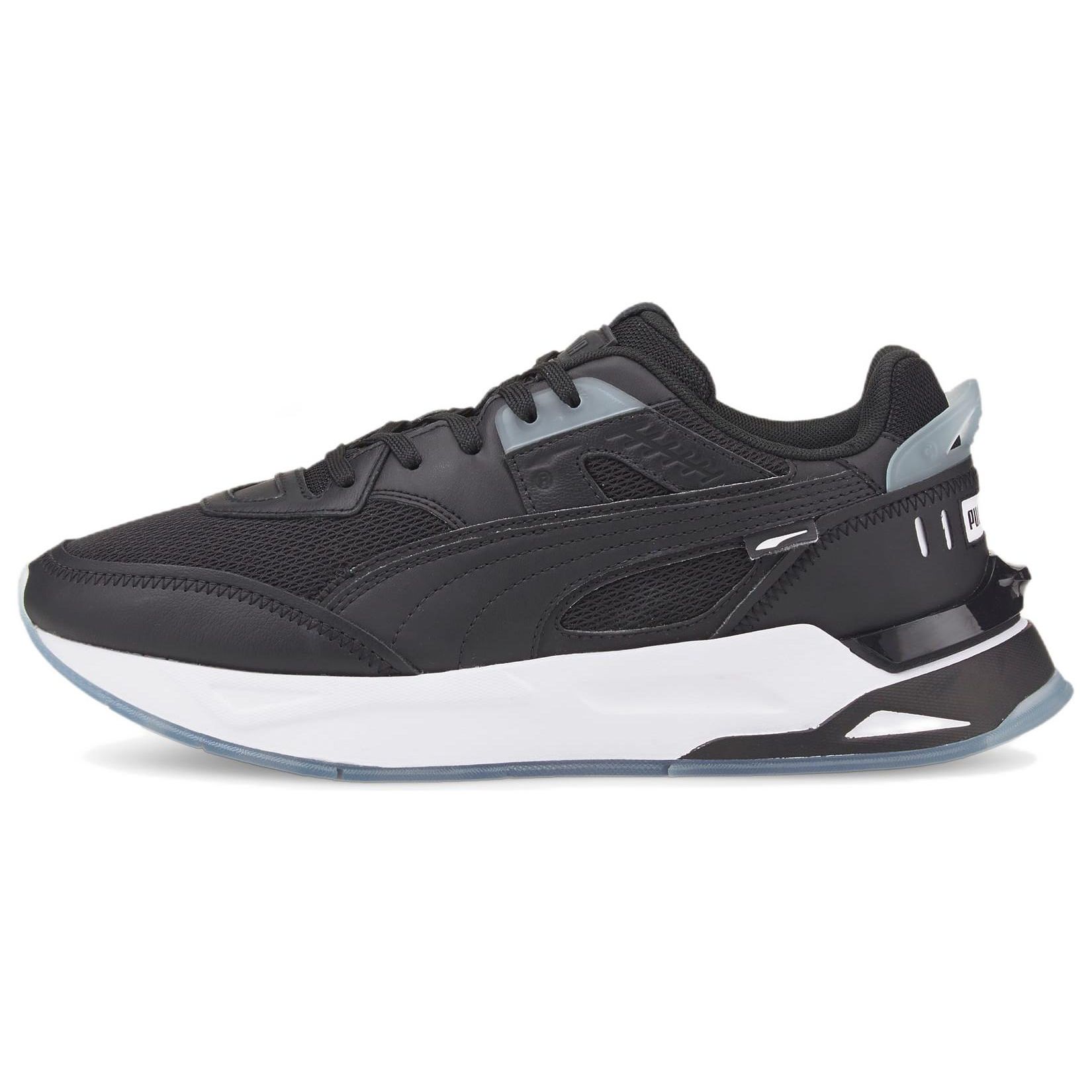 

Puma Mirage Sport Контрастная ткань Кожа Повседневные Низкие кроссовки Унисекс кроссовки Черный Белый 383560-02 35.5