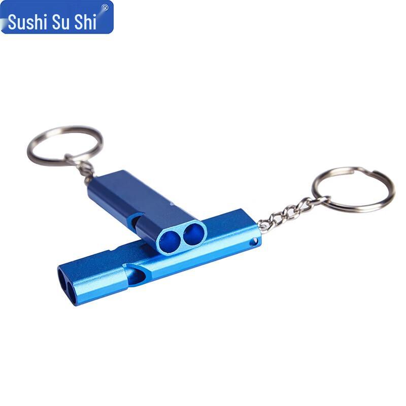 Alloy Double-Tube Emergency & Referee Whistle (10-Pack)