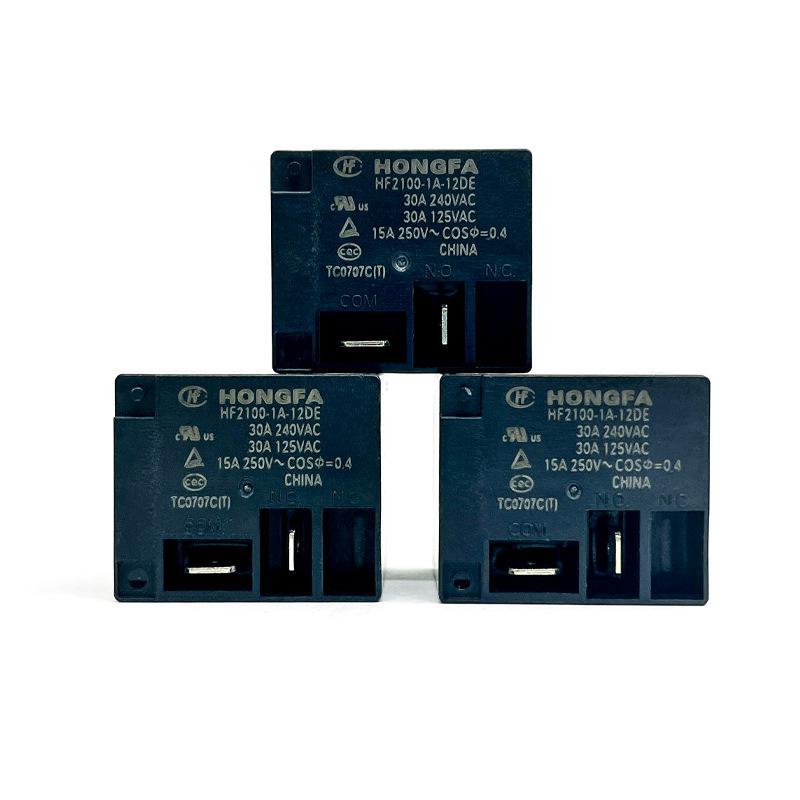 HF2100-1A-12DE 30A 4-Pin Normally Open Relay, In Stock