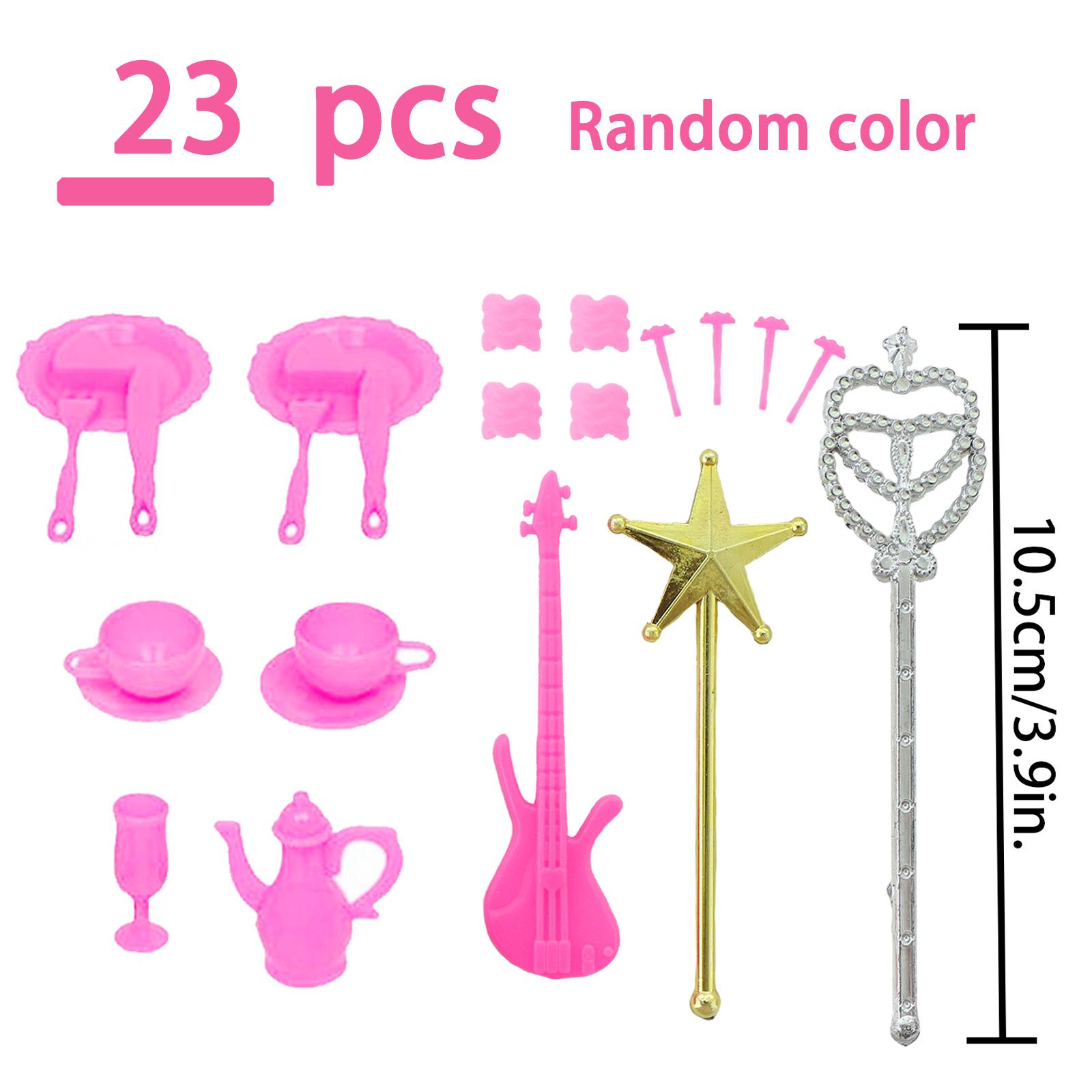 

Аксессуары для кукольной одежды, наряд для ролевых игр, набор аксессуаров для прически для куклы Барби, игровой домик для девочек, игрушка