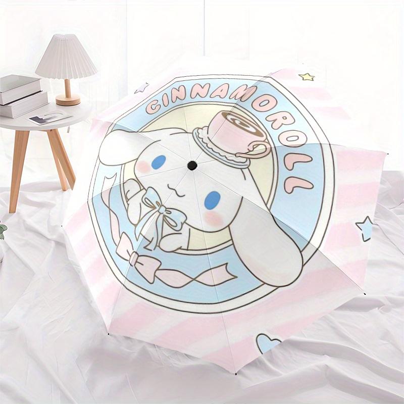 

1pc Pink Cinnamoroll Idea Automatic Opening and Closing Folding - A Good Choice for Gifts, Fashionable and Convenient Umbrella With Cute Cartoon Chara