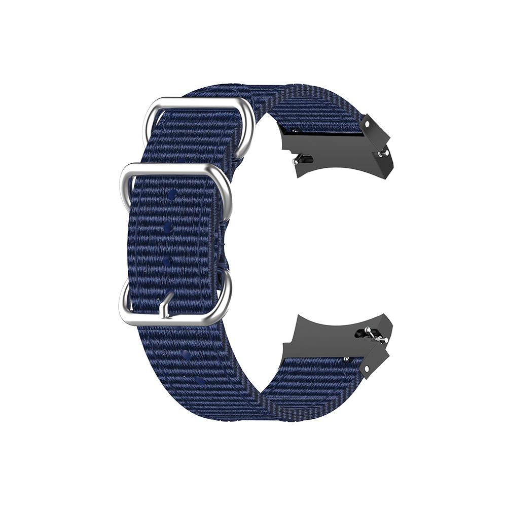 Smartwatch Wristbands Strap Canvas Smartwatch Replacement Band for Watch 4 40mm 44mm for Watch 4 Classic 46mm 42mm Dark