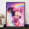 Disney Minnie Mouse Rainbow Diamond Mosaic Painting Art Kit Handmade DIY Home Decor