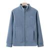 Autumn and Winter Polar Fleece Jacket Women's Thickened Warm Fleece Top Stand-up Collar Cardigan
