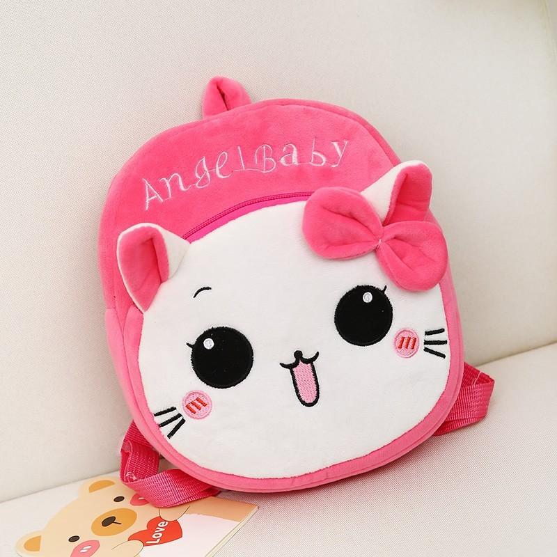 Plush Kids Animal Backpack With Large Capacity For School And Daycare Use