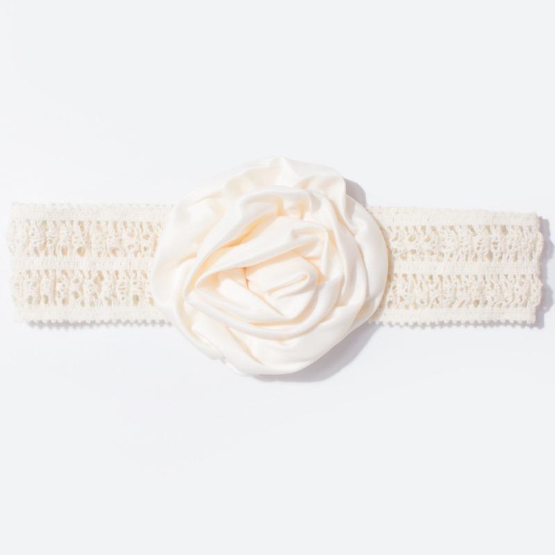 New Baby Lace Headband, Cute Flower Baby Elastic Fontanelle Headdress, Children's Accessories