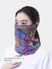 Summer Sun Protection Cycling Headscarf Windproof Mask UV Protection Seamless Ice Silk Men and Women Scarf Sets Running Mask