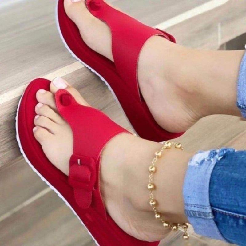 Pantofole cool da donna nuove taglia grande scarpe da spiaggia muffin e casual a taglio basso punta pantofole rosa