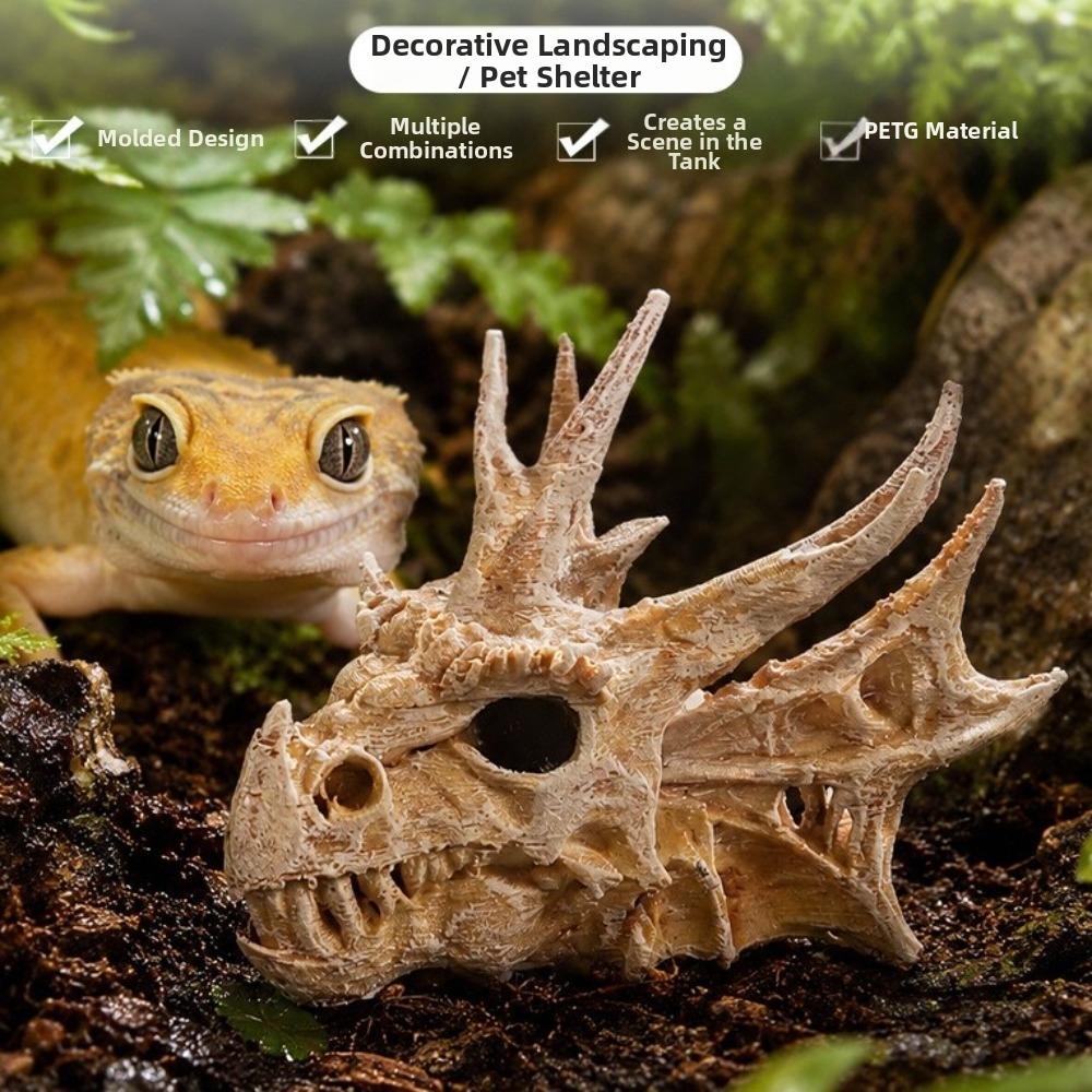 3D Printed Dragon Bone Fish Tank Ornament Fish and Shrimp Shelter Shrimp Fish Hiding House