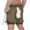 2026 European Fashion Men's and Women's Anti-Exposure Double-Layer Quick-Dry Shorts