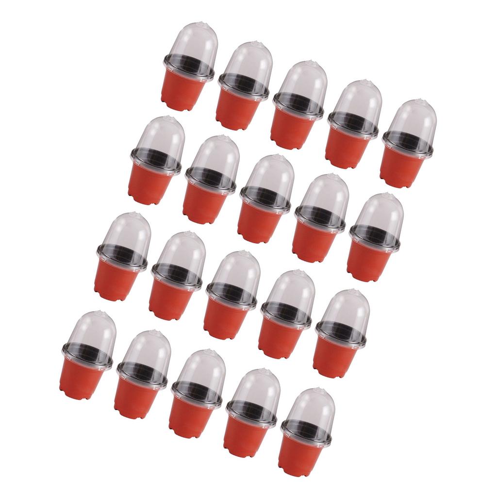 5/10/15/20 Stück Kunststoff-Baumschultöpfe Saataussaattopf Blumentopf Container für Sukkulenten Setzlinge