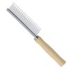 1Pcs Pet Wooden Handle Comb Cats/Dogs Stainless Steel Beauty Comb Pet Hair Removal Cleaning Tool Portable Dog Massage Accessory