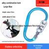 Helmet D-Type Universal Combination Lock for Bikes and Motorcycles