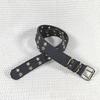 Adjustable Star Waist Belt with Star Silver Studs Detailing for Rock Music Lover Festivals and Nightclubs Waistband