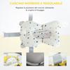 Foldable Baby Bath Tub, 0-3 Years, Temperature Indicator, Cushion, 81.5x50.5x23.5 cm, Yellow