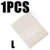 1/3pcs Reusable Cotton Food Filter Bag Drawstring Type Medicine Herbal Spice Strainer Soup Mesh Filter Kitchen Food Filter Bags