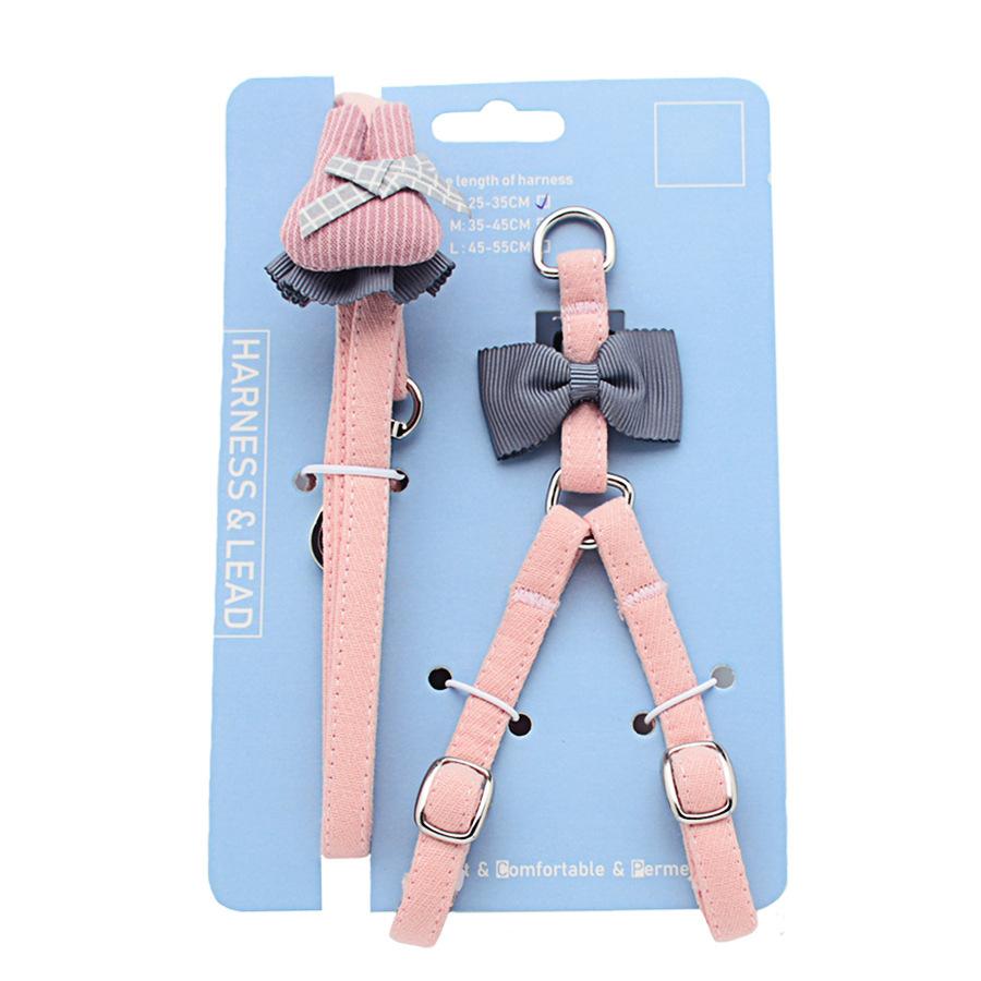 Pet Supplies Cat Puppy Leash Walking Dog Leash Small Puppy Chest Strap