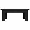 Coffee Table Black Oak Look 100 X 60 X 42 Cm Engineered Wood