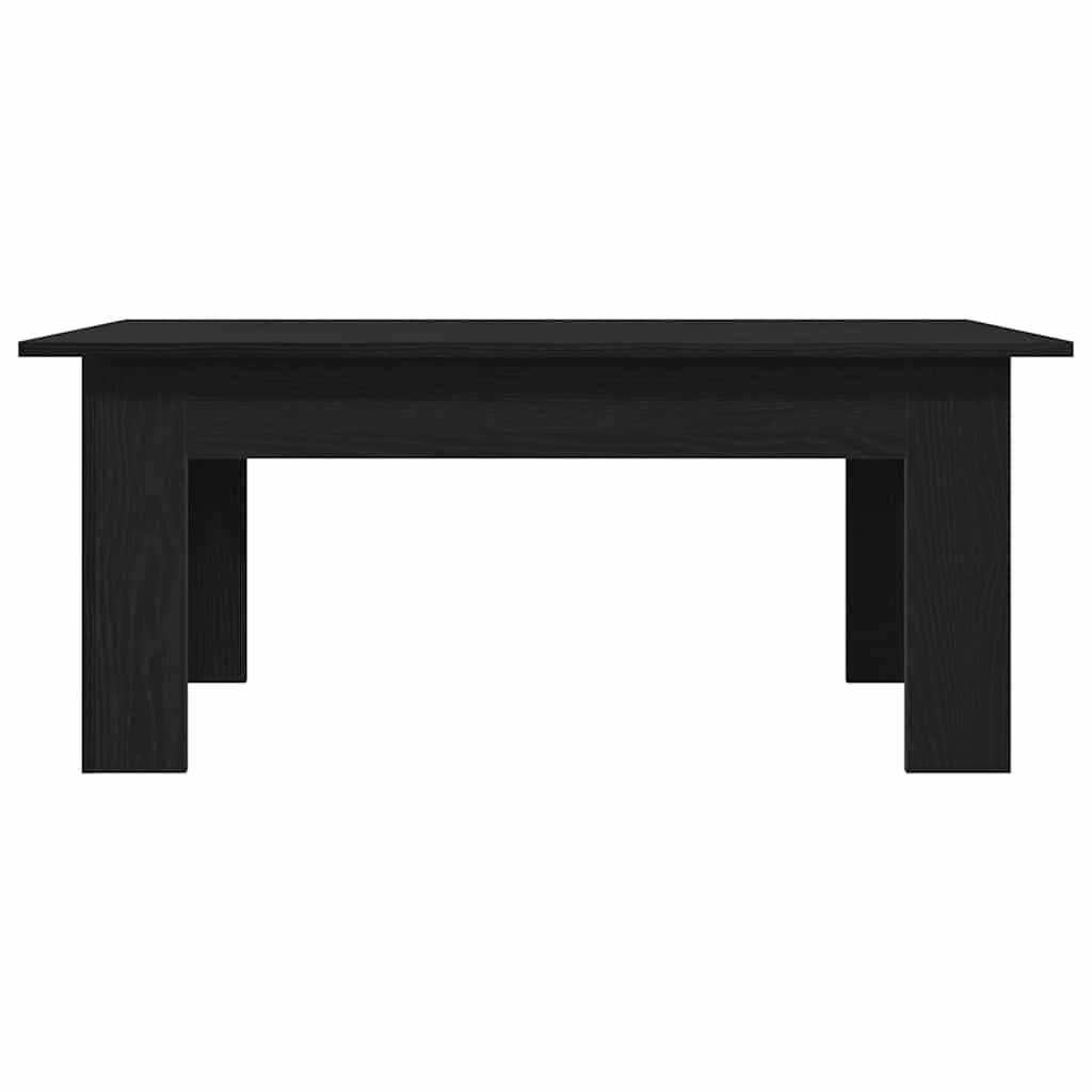 Coffee Table Black Oak Look 100 X 60 X 42 Cm Engineered Wood