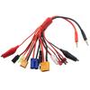 Share Goo ShareGoo RC Charging Cable Multifunctional 10 Types Banana Plug RC LiPo Multi Charger Adapter Lead Cable Converter for RC Car Helicopter Qua