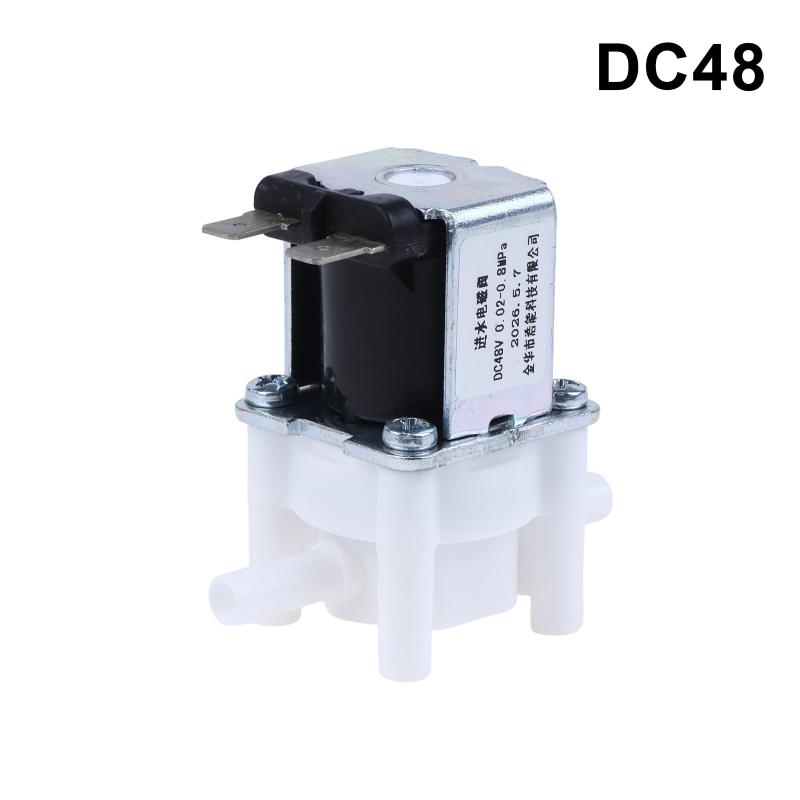 Electric Plastic Solenoid For Valve Dc12V 24V 36V 48V Ac110V 220V 1/4" Normal Closed Inlet Water Control Valve Controller Switch