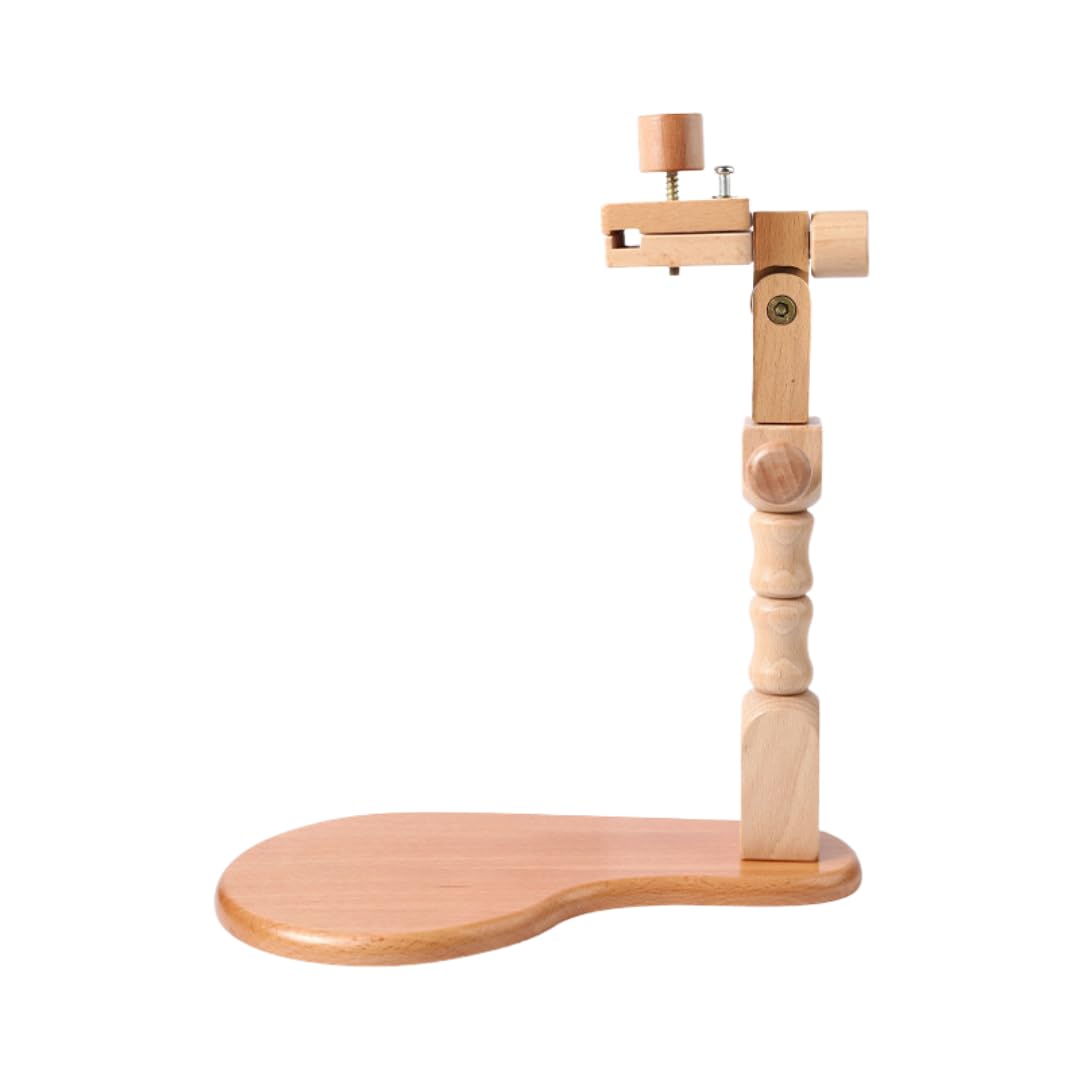 

Embroidery Hoop Stand, Wooden Frame, Tabletop Embroidery Stand, Embroidery Repair, Handmade Workbench [CocoFill]