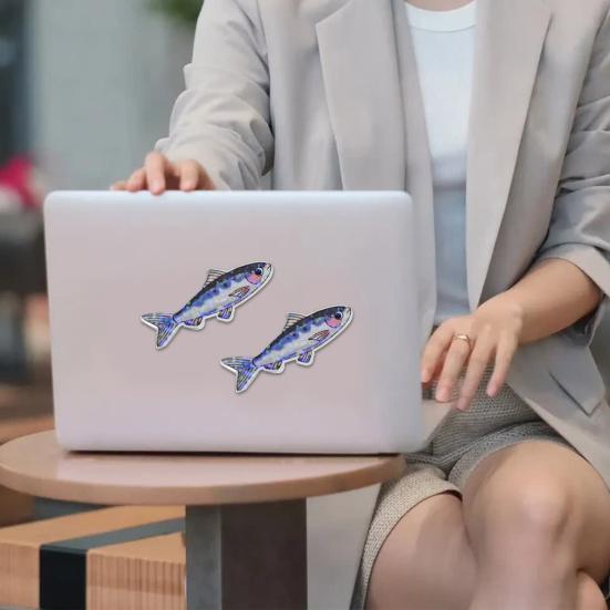 Sardines In Can Sticker Dark Humor Funny Bumper Die-Cut Sticker for Water Bottles Laptop Phone Car Ski Helmet Phone Case Decor