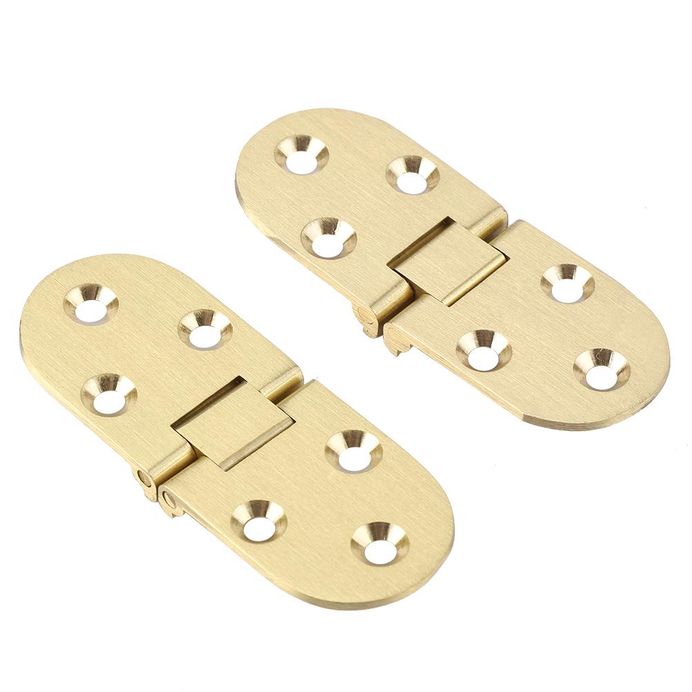 80*30mm Copper Metal Round Edge Sewing Machine Folding Table Furniture Flip Tray Hinge