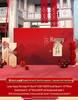 Custom Double Happiness Wedding Backdrop for Outdoor Courtyard Welcome Photo Area