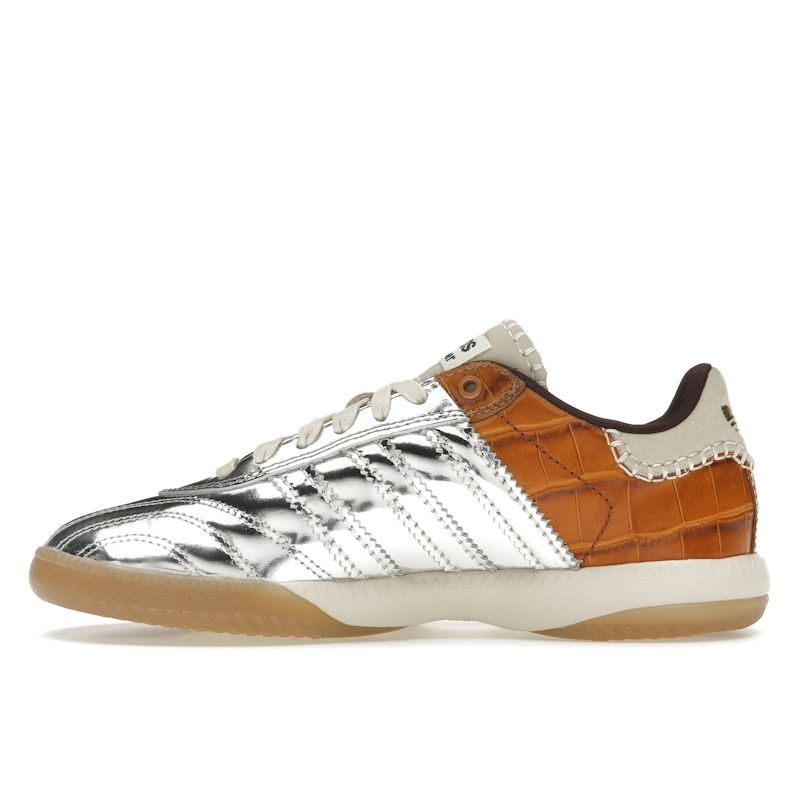Adidas Wales Bonner X Samba Millennium Silver Metallic Easy Yellow Unisex Sneakers IH5777