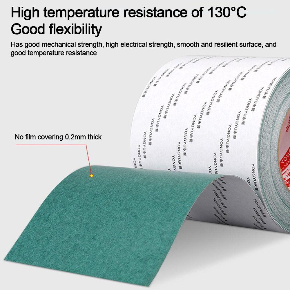 With Adhesive Backing Lithium Battery Pack Tape 21700 18650 25 Meters Battery Insulation Gasket Green