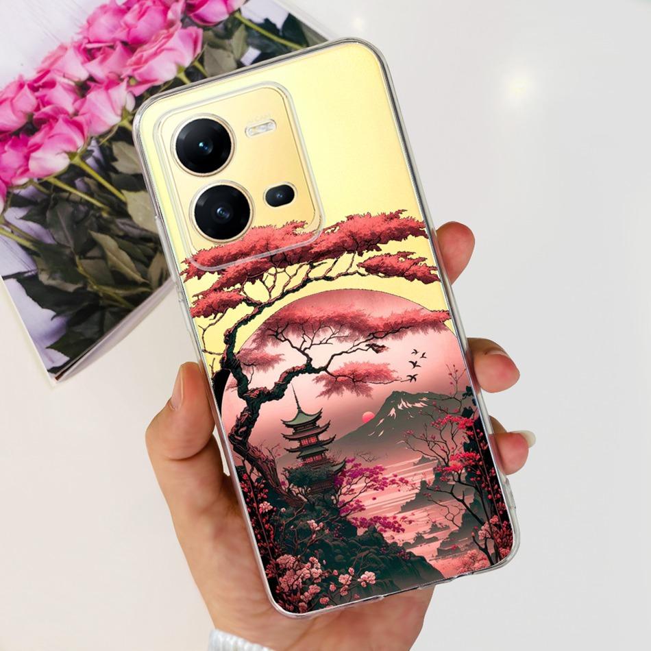 Für Vivo V25 5G Hülle Vivo V25e 4G VivoV25 V 25 25E V2202 V2201 Mode Cooles Muster Weiche Silikon TPU Handyhüllen