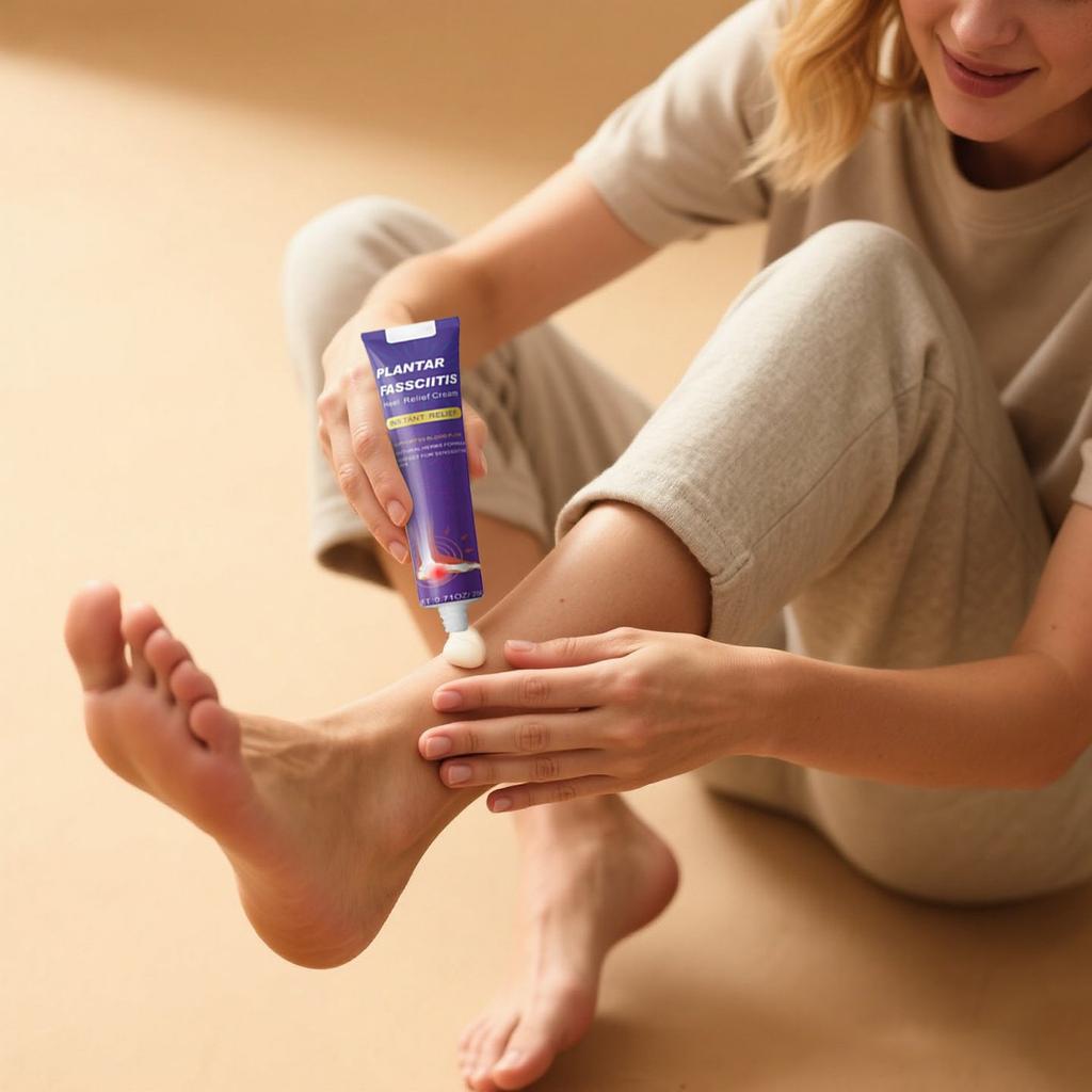 Plantar Fasciitis Relief Cream - Heel Relief For Plantar Fasciitis, Feet, Knees, Hands, Legs - Natural Herbal Concentrate - 20g