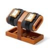 Oirlv Watch Holds 2 Compatible with Qualified SM25002 Stand, Watches, Wooden, Portable, Mini, Gift, Display, Storage, Photography, High-End, Stylish,